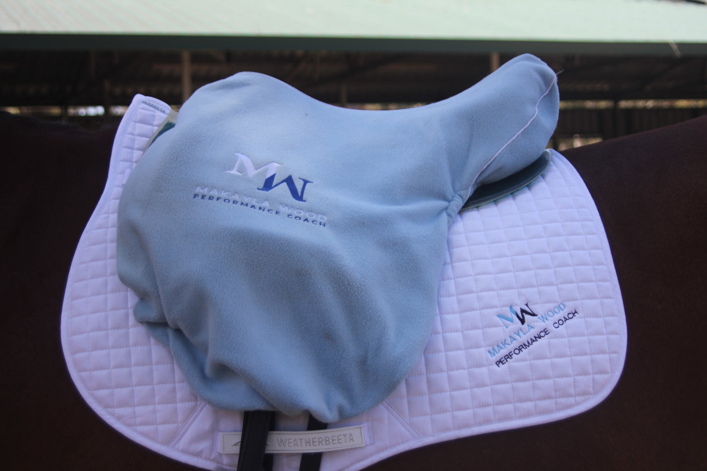 Add your logo to your saddle cover.  Logo needs to be emailed to tahna@iinet.net.au as a .pdf or .jpg