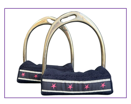 *Stirrup Wraps with Pink Star Trim